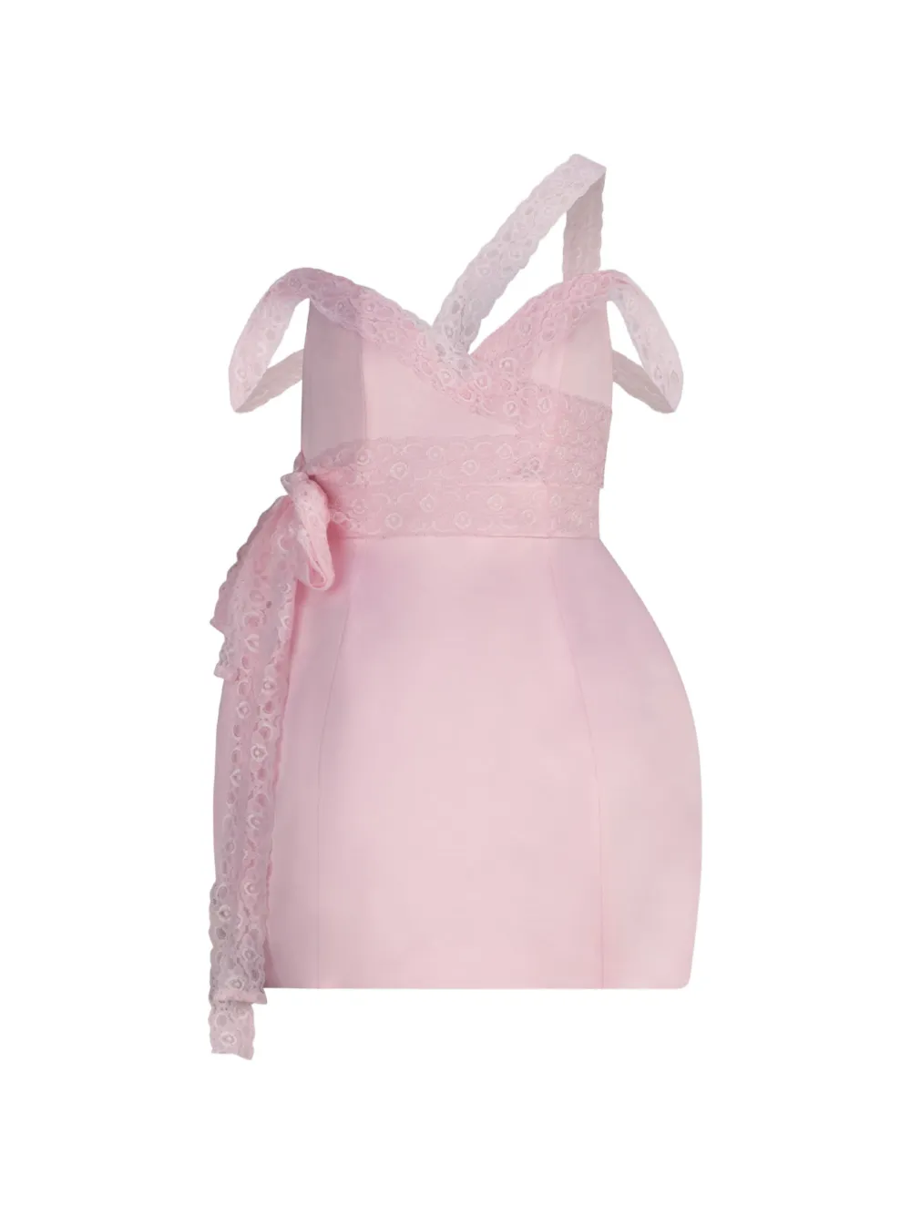 Atoir mini Kendall lace-trimmed off-shoulder dress