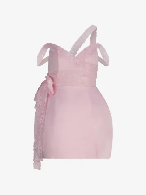Atoir mini Kendall lace-trimmed off-shoulder dress