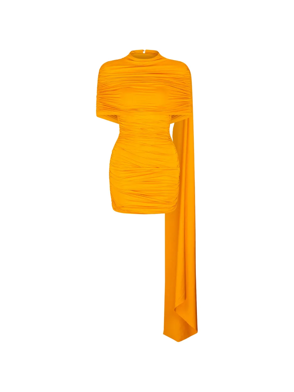 Atoir ruched draped-panel dress - Arancione