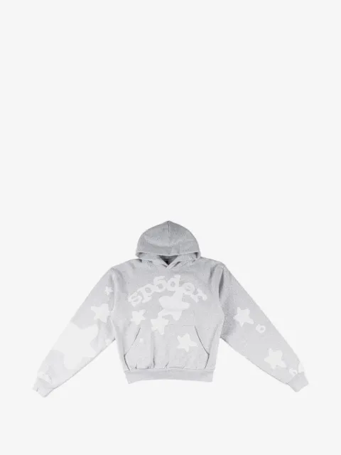SP5DER Beluga star-print hoodie
