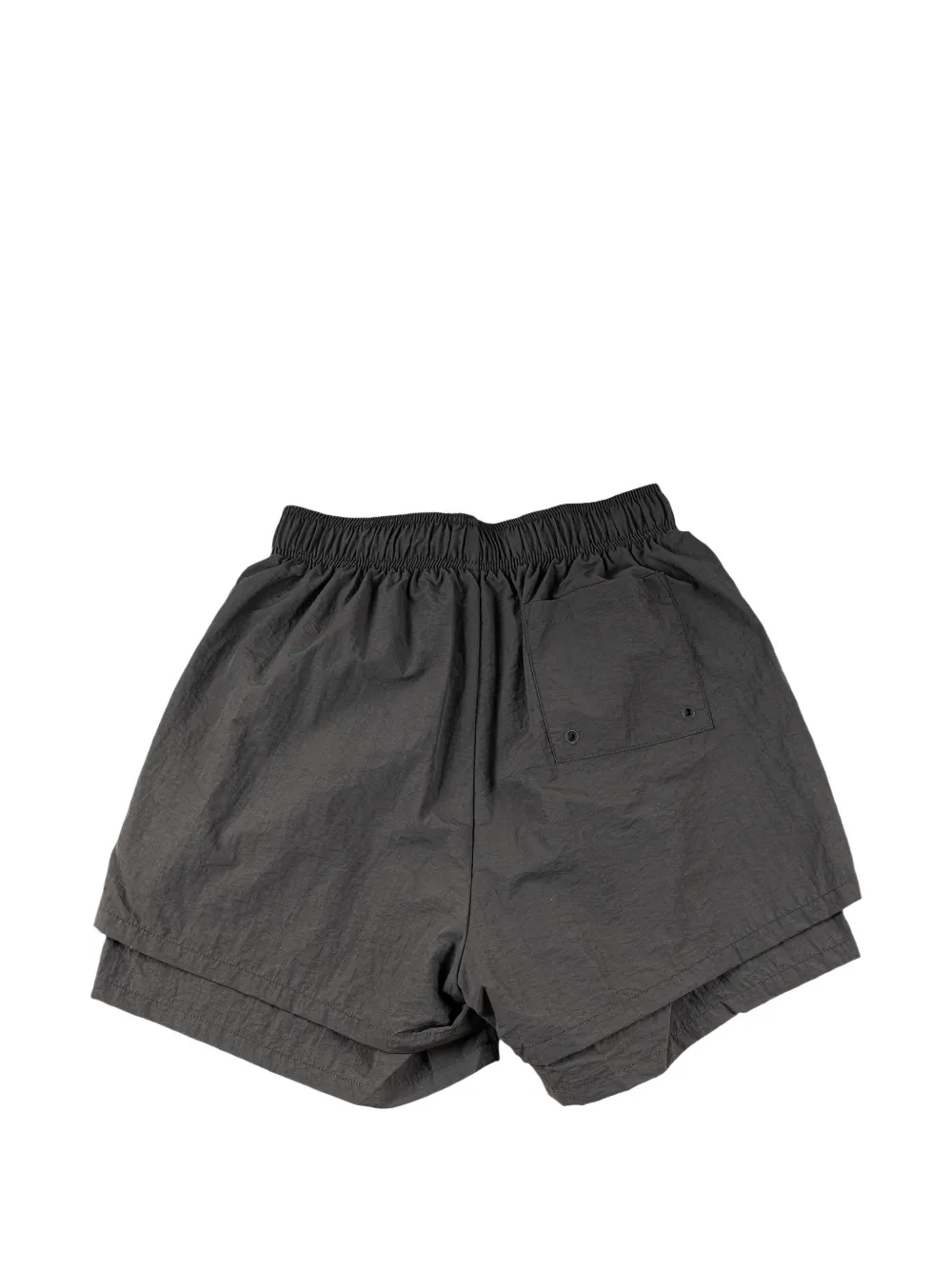 SP5DER Beluga gelaagde shorts Zwart