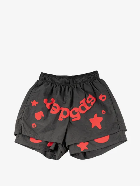 SP5DER Beluga double-layer shorts