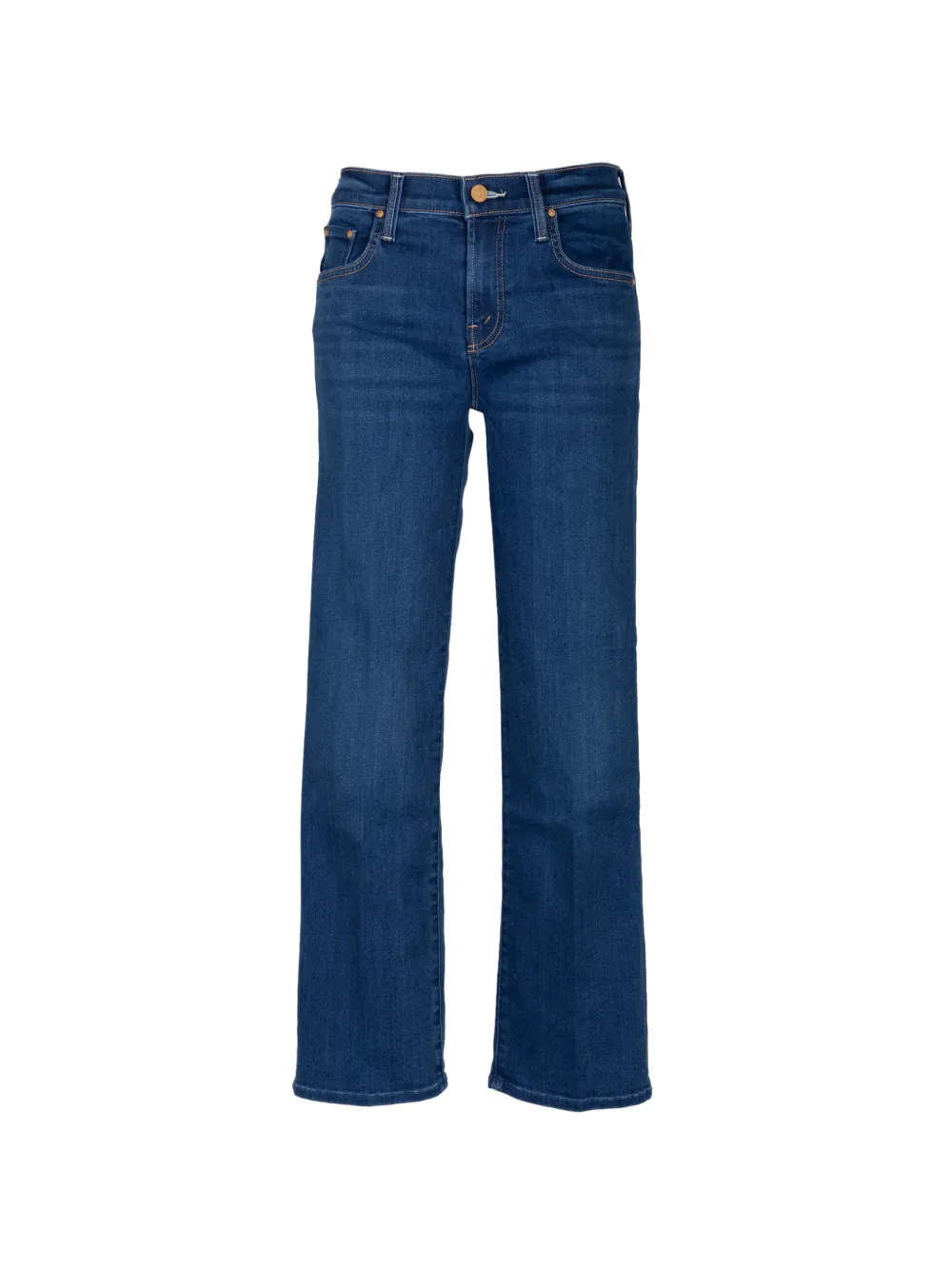 MOTHER The Mid Rise Rambler Zip Flood jeans - Blau
