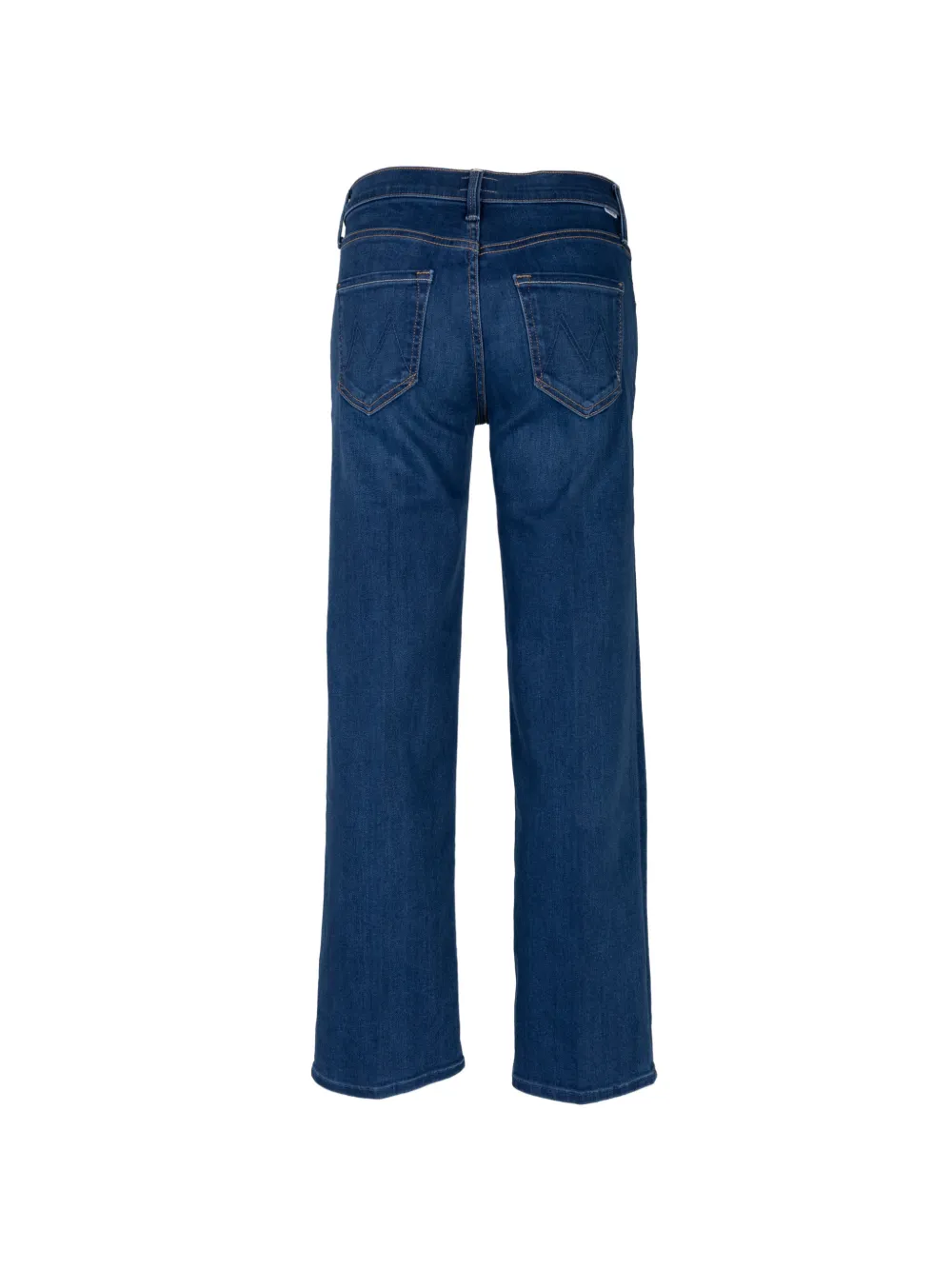 MOTHER The Mid Rise Rambler Zip Flood jeans Blauw