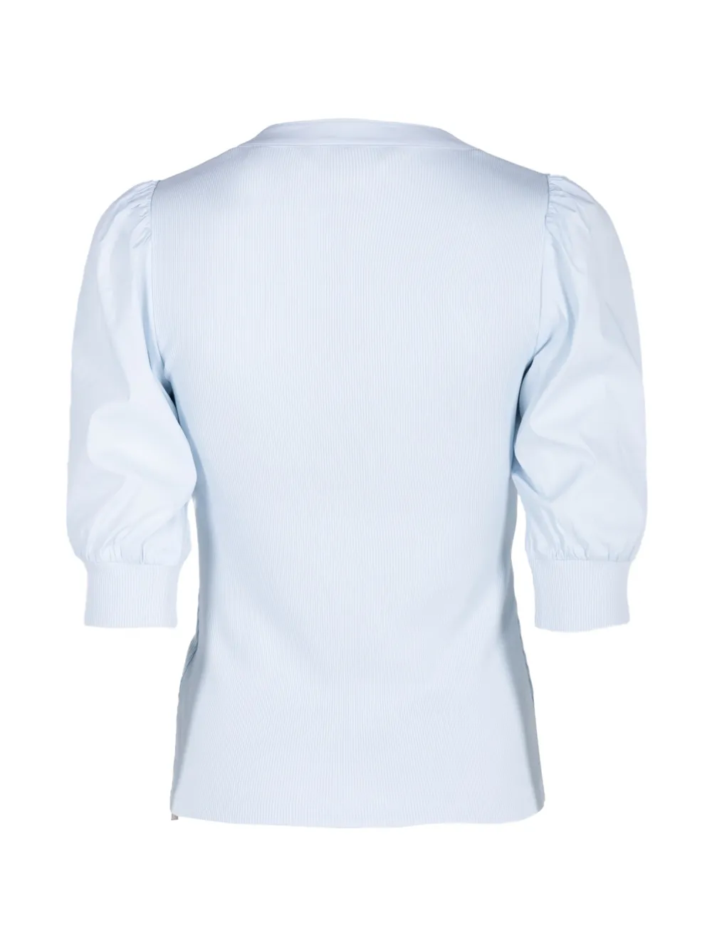 Veronica Beard Coralee puff-sleeve top Blauw