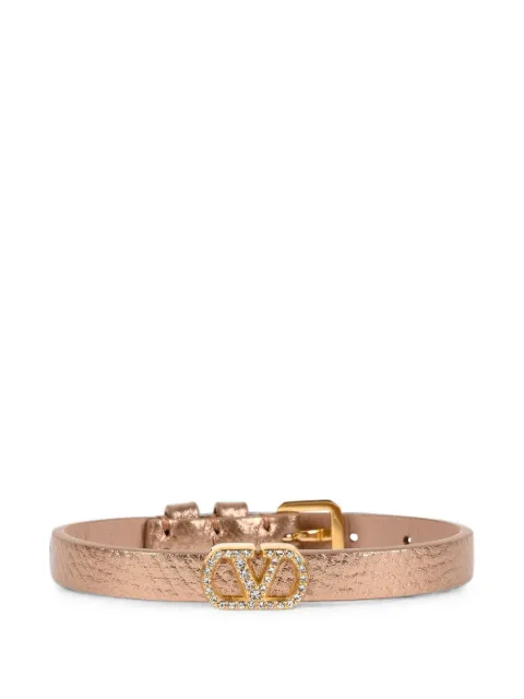 Valentino Garavani VLogo Signature crystal-embellished bracelet