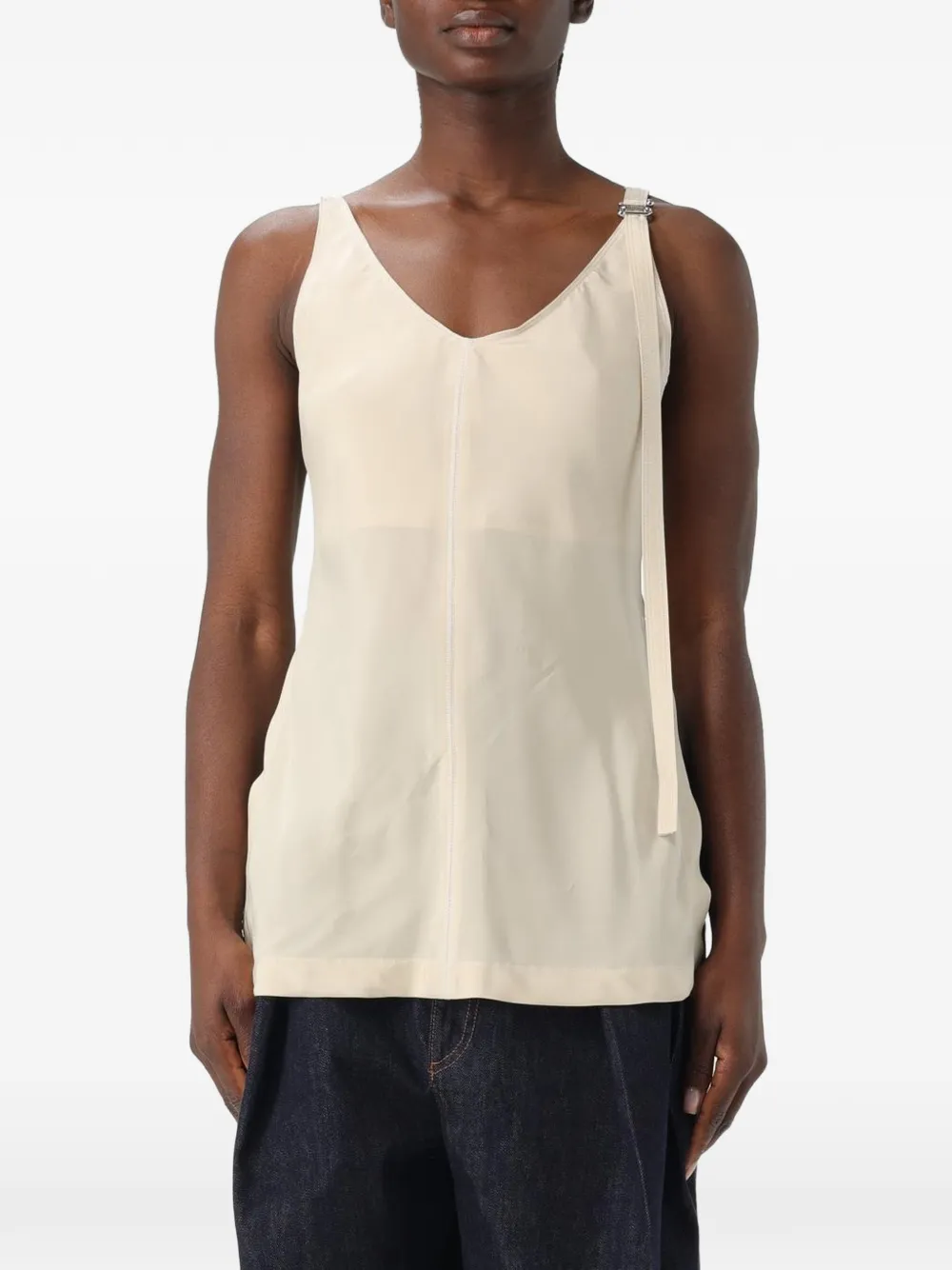 Max Mara buckle-detail tank top - Toni neutri