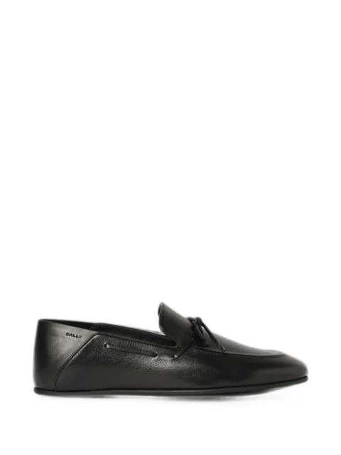 Bally bow-detail leather loafers