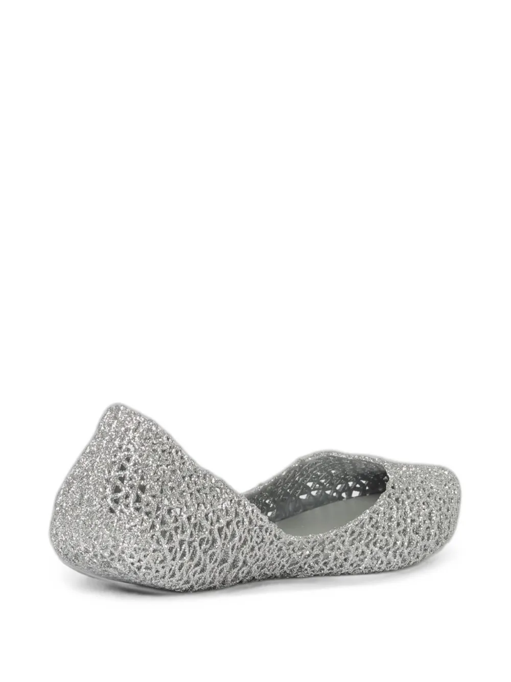 Melissa Campana perforated ballet flats Zilver