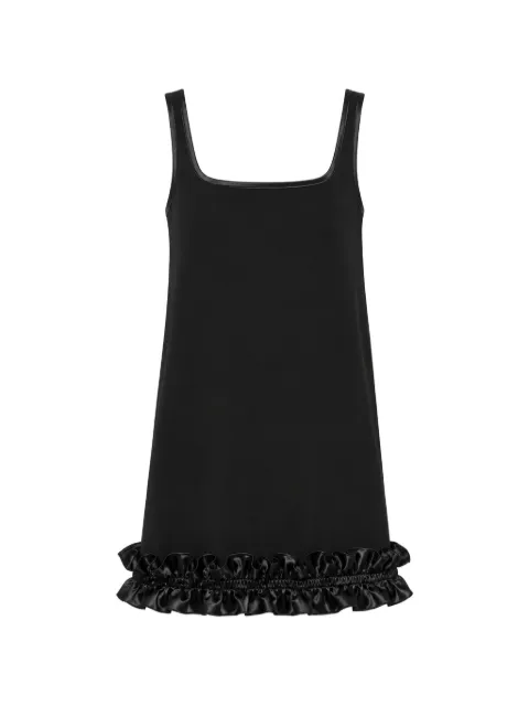 Isolda Vestido Cupuaçu decote quadrado com babados