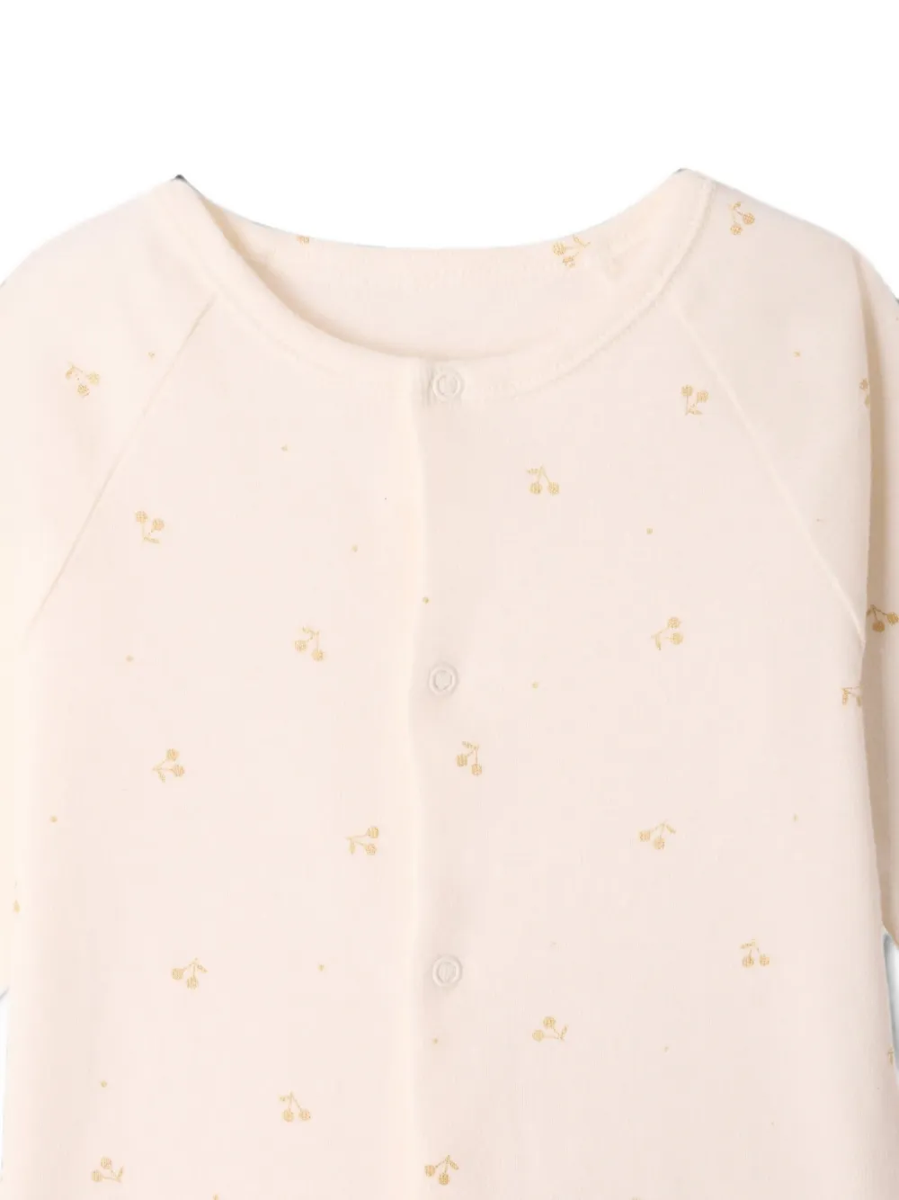 Bonpoint Pyjama met kersen-print Roze