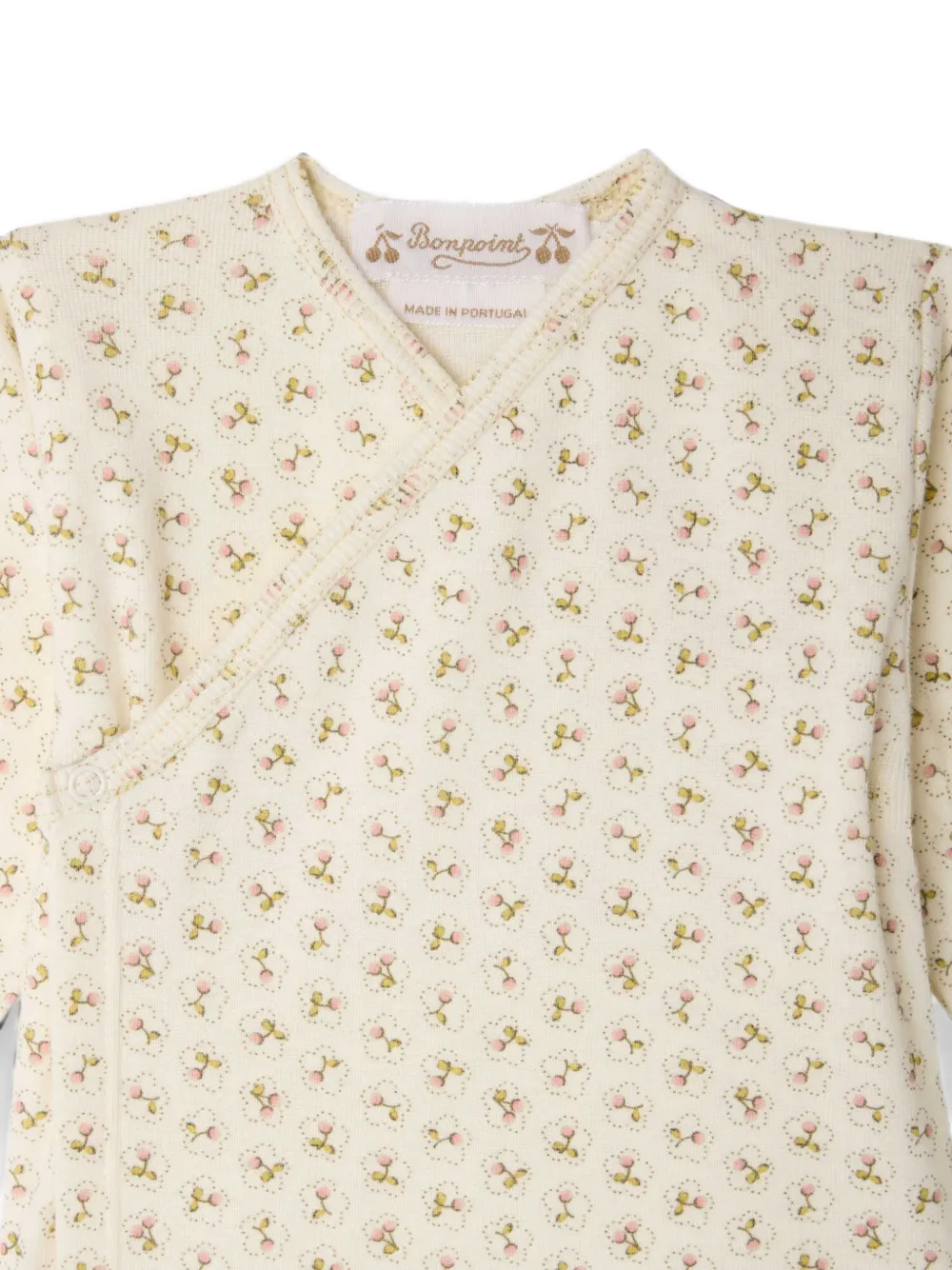 Bonpoint Pyjama met bloemenprint Beige