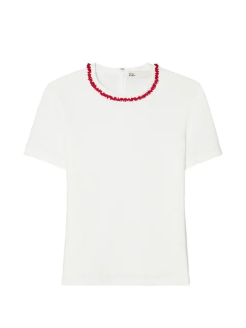 Tory Burch embellished cotton T-shirt
