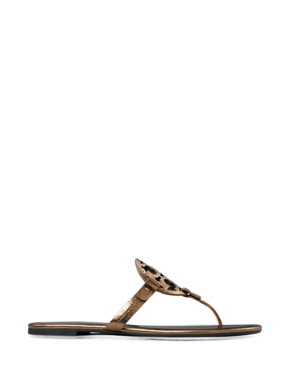 Tory Burch Miller metallic-finish sandals - Gold