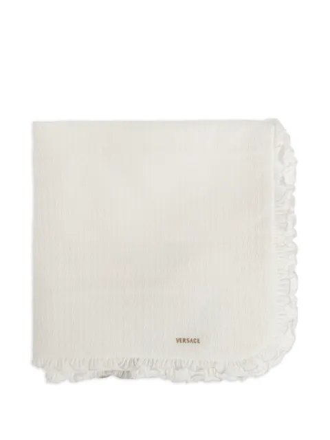 Versace Kids Coperta traforata con ruches