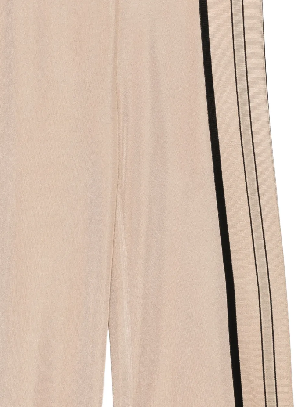 Ferragamo Palazzo broek met zijstreep Beige