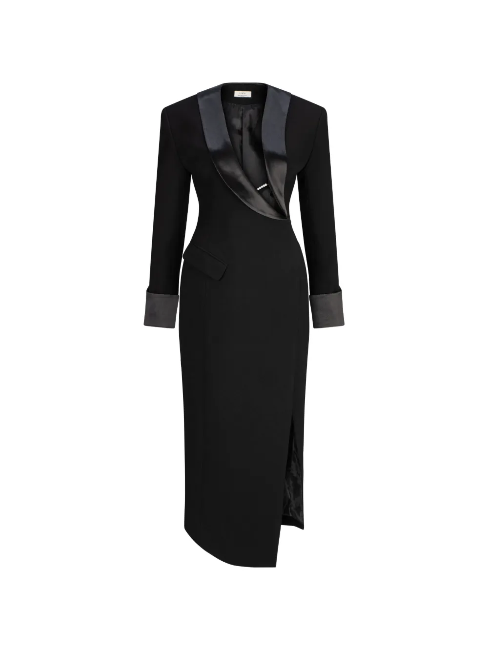 Atoir Veda satin-trim cut-out midi dress