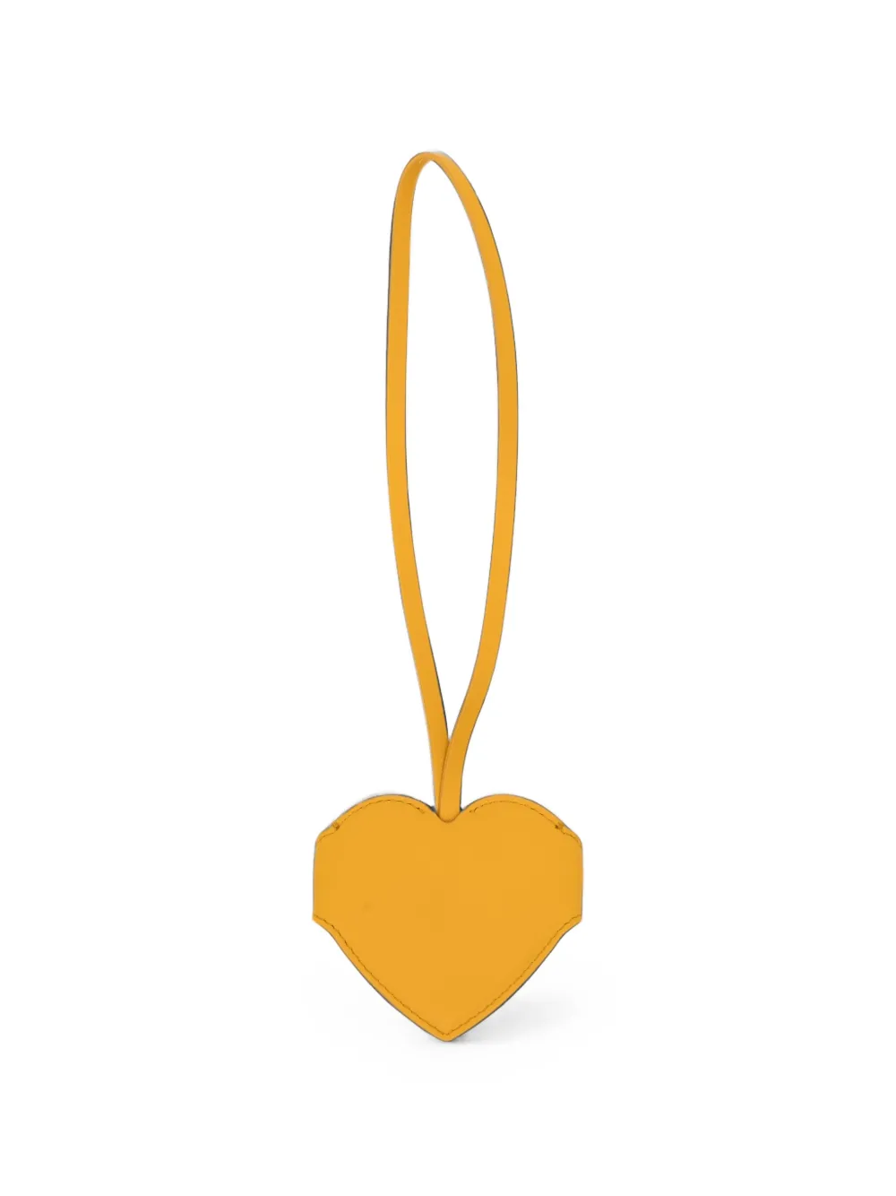 Ferragamo heart-shaped keyring - Gelb