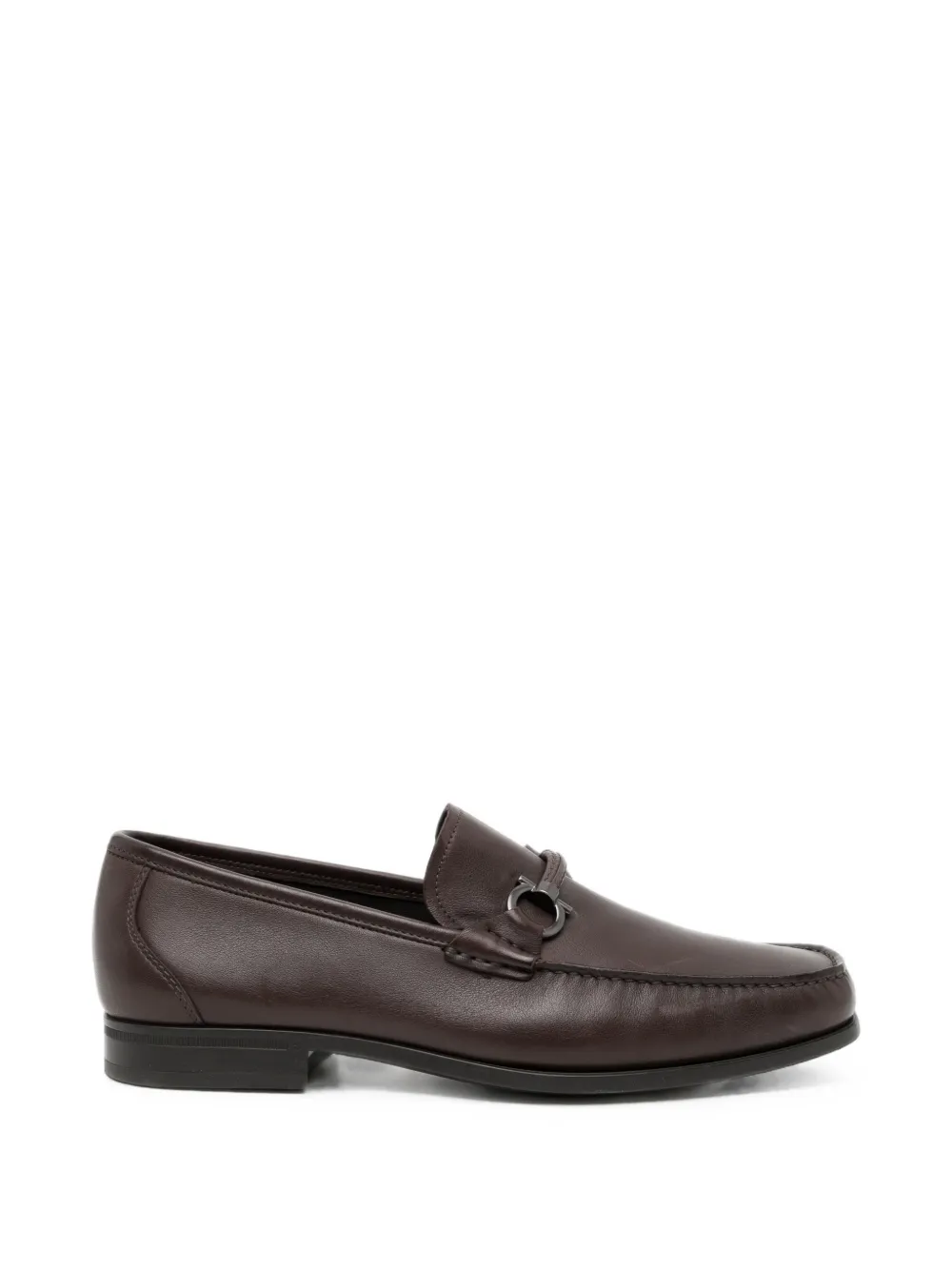 Ferragamo Grandioso Gancini loafers - Marrone