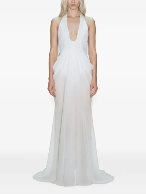 Atoir halterneck draped dress