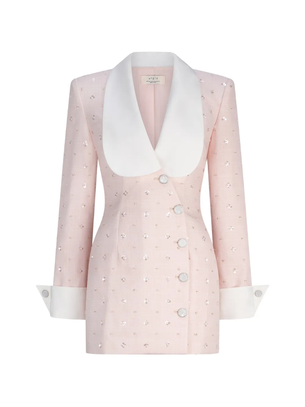 Atoir mini Magda crystal-embellished double-breasted dress