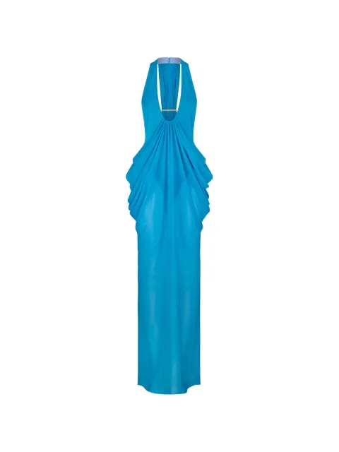 Atoir halterneck draped dress