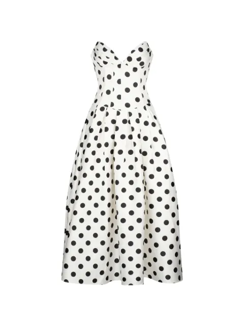 Atoir Pepper Midi polka-dot dress