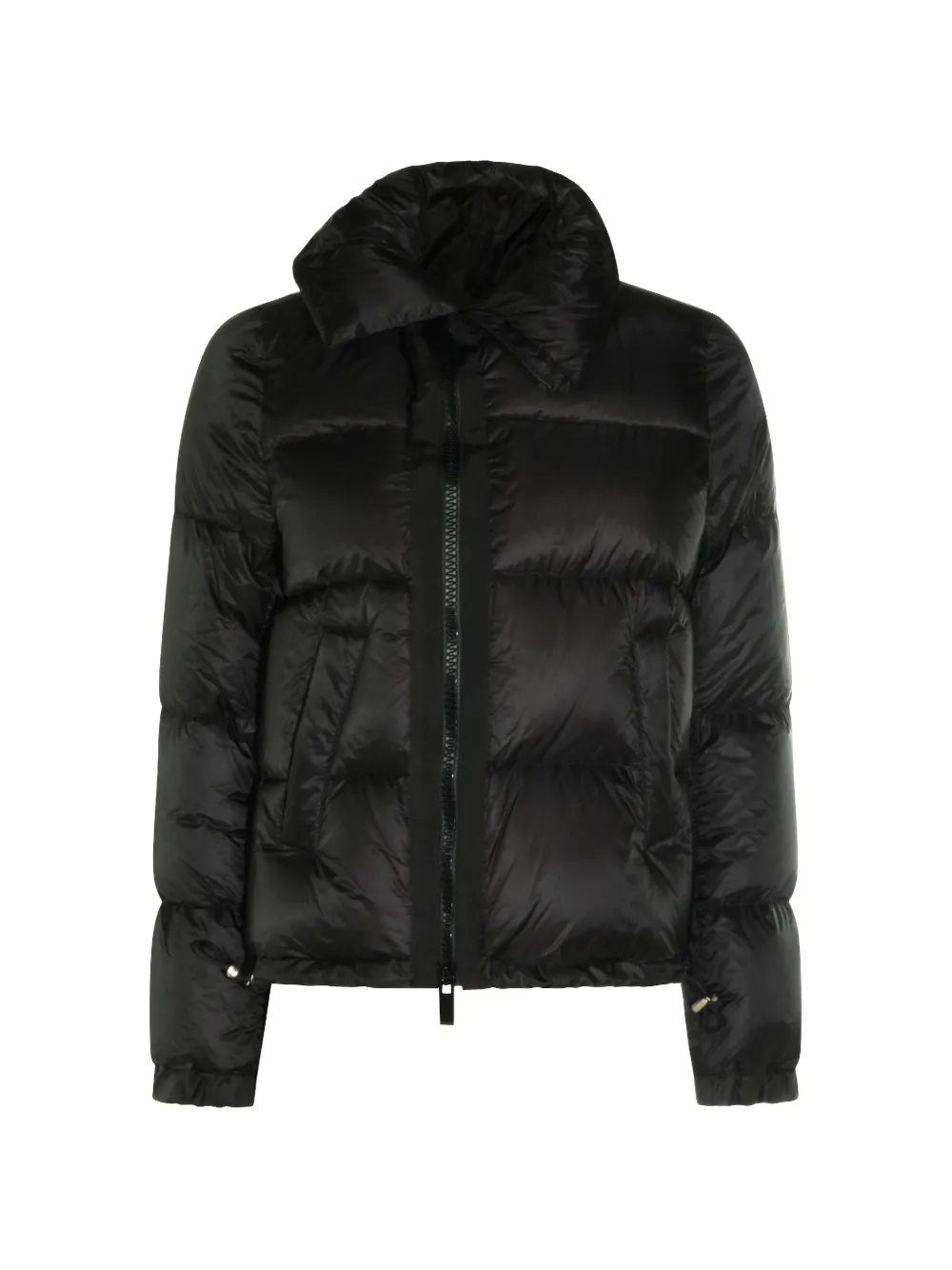sacai quilted puffer coat - Nero