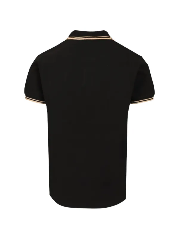 Vivienne Westwood Orb-embroidered Tipped Polo Shirt | Black | FARFETCH