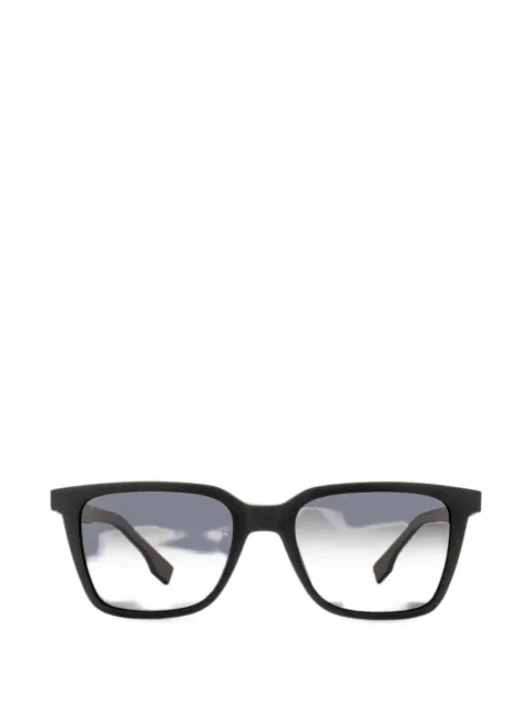 BOSS stepped-brow-line rectangle-frame sunglasses