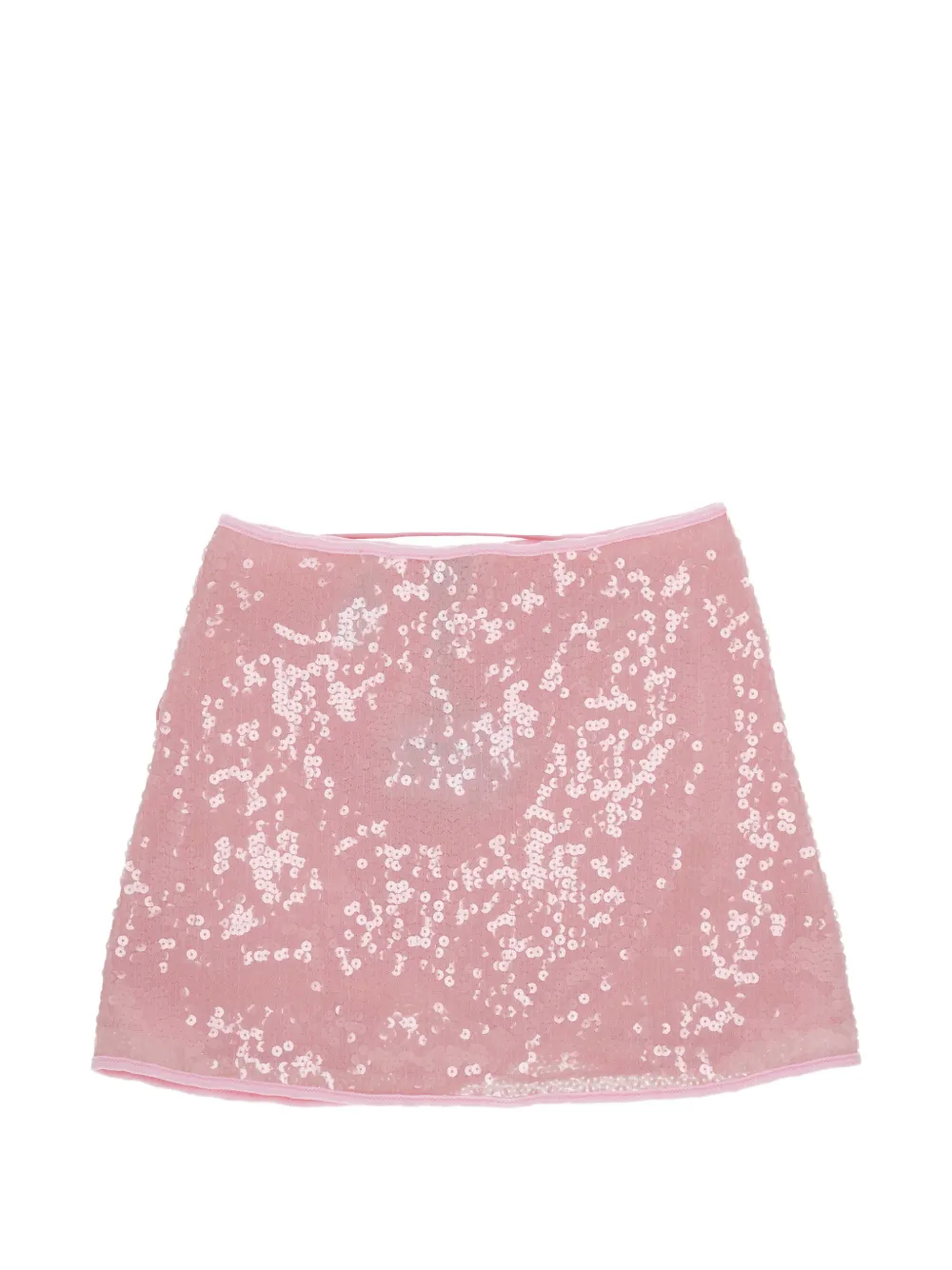 Oséree Marylin mini-wikkelrok verfraaid met pailletten Roze