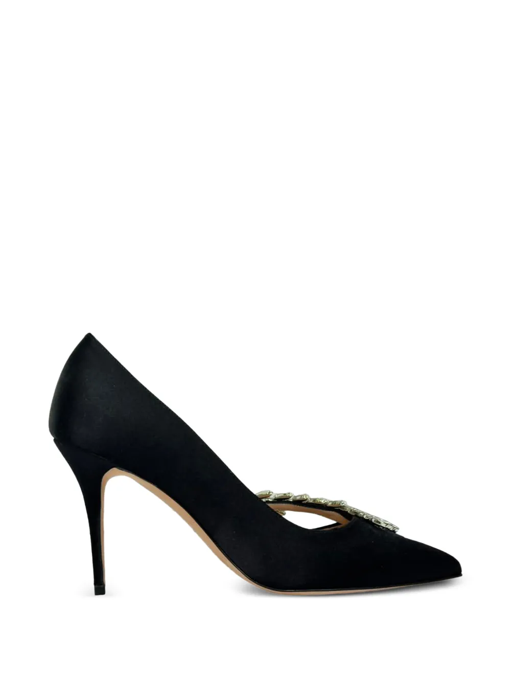 Manolo Blahnik Nadira embellished pumps - Schwarz