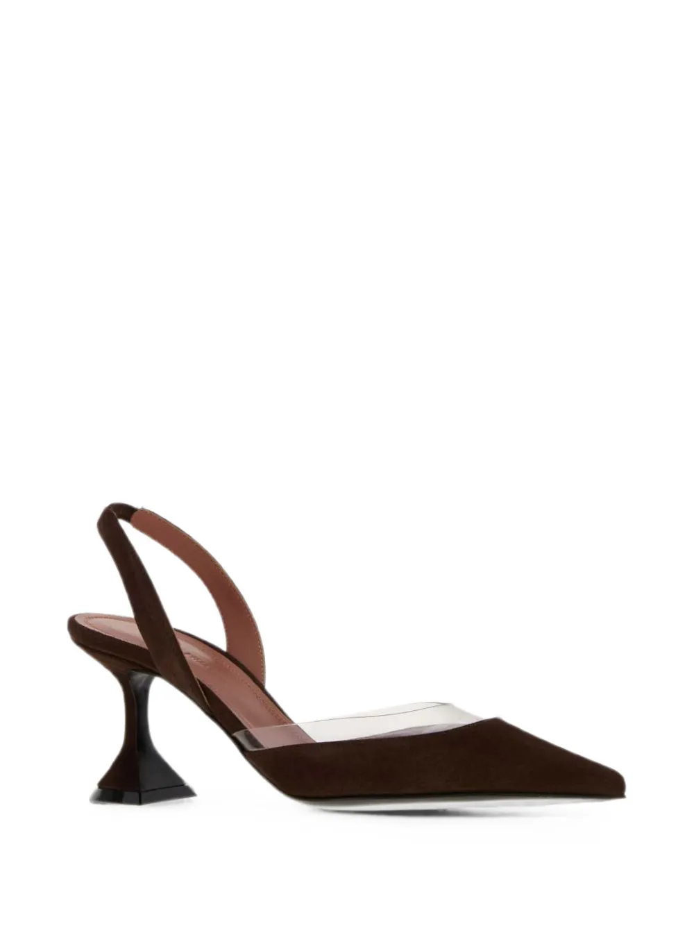 Amina Muaddi Lara slingback pumps Wit