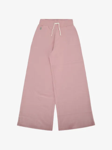 POLO RALPH LAUREN KIDS pants con logo bordado y cordones en la pretina