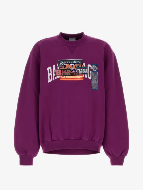 Balenciaga logo-patch sweatshirt
