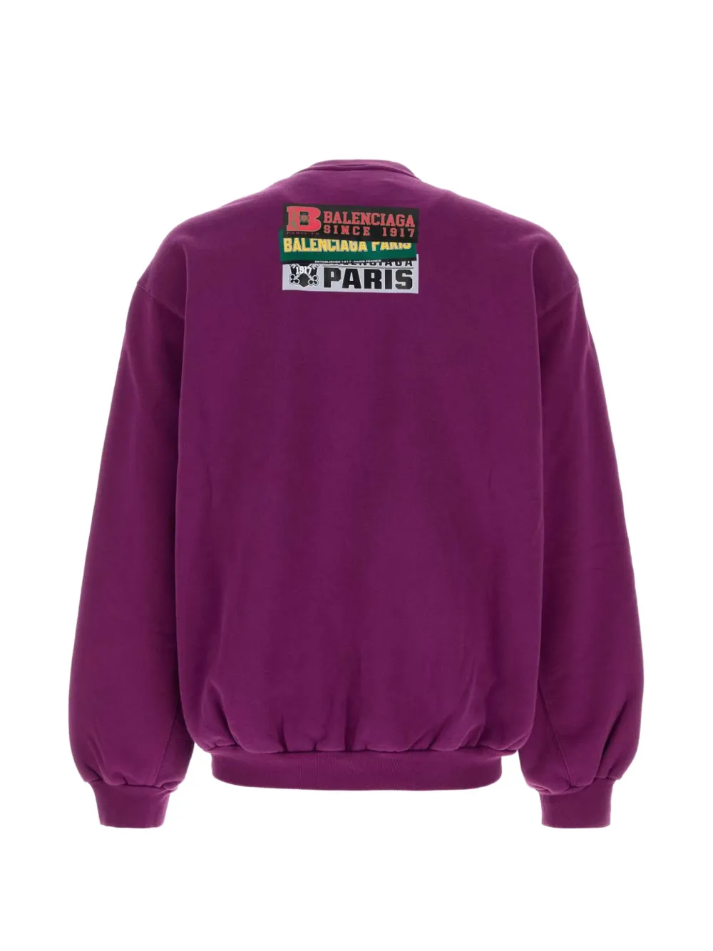 Balenciaga Sweater met logopatch Paars
