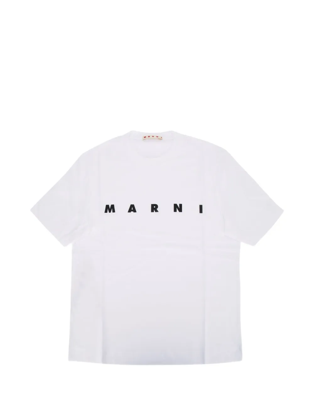 Marni Kids logo-print T-shirt - Bianco