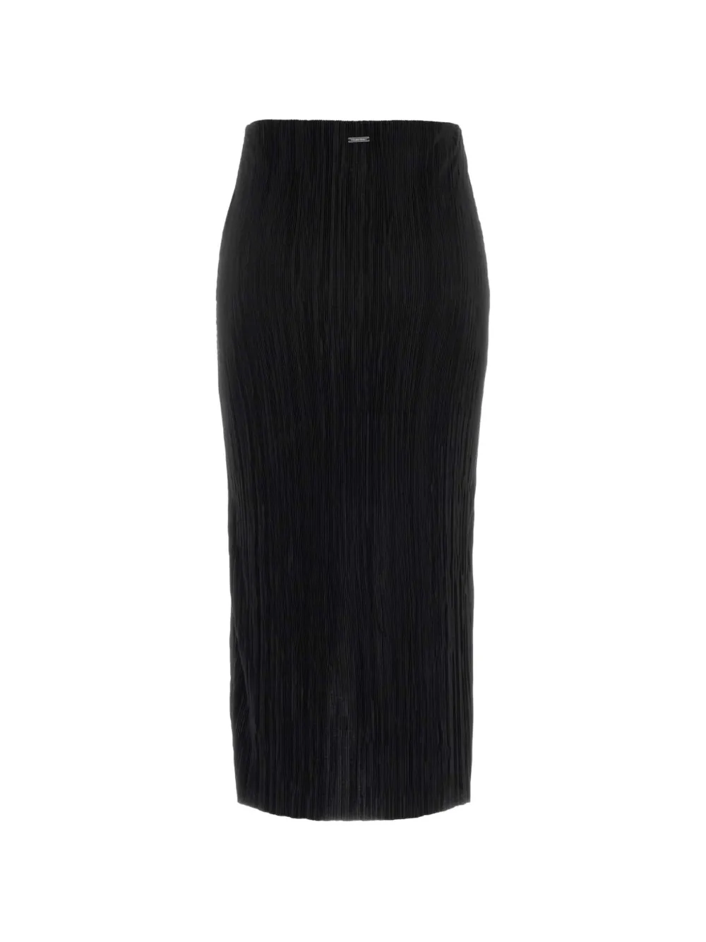 Calvin Klein plissé-effect draped midi skirt - Nero