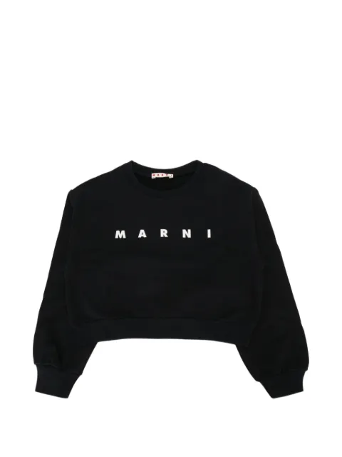 Marni Kids logo-print sweatshirt