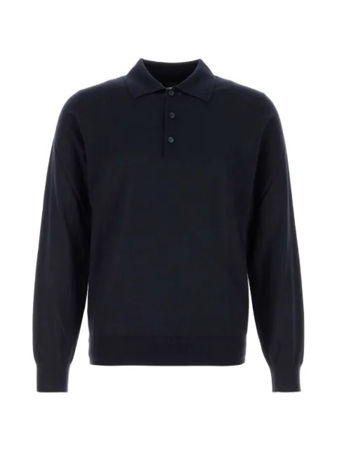 Brioni long-sleeved polo shirt