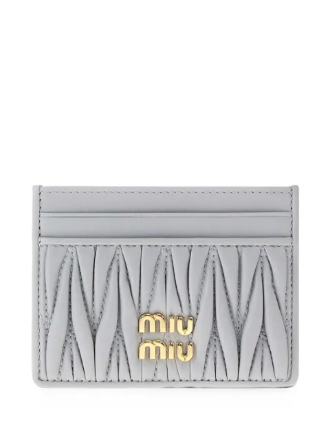 Miu Miu Pasjeshouder met matelassé-effect