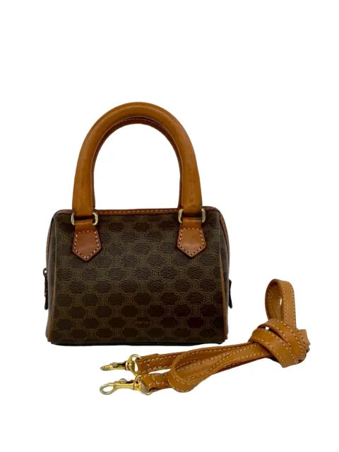 Celine Pre-Owned 2011 Macadam Coated Canvas satchel