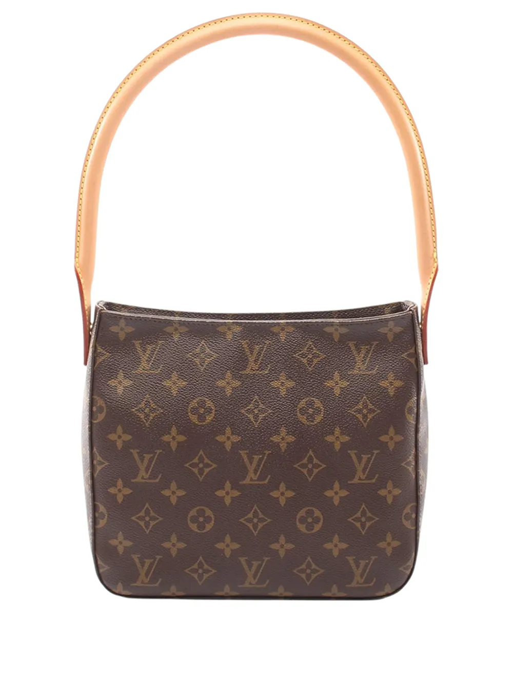Louis Vuitton Pre-Owned Borsa a spalla Looping MM con monogramma 2002 - Marrone