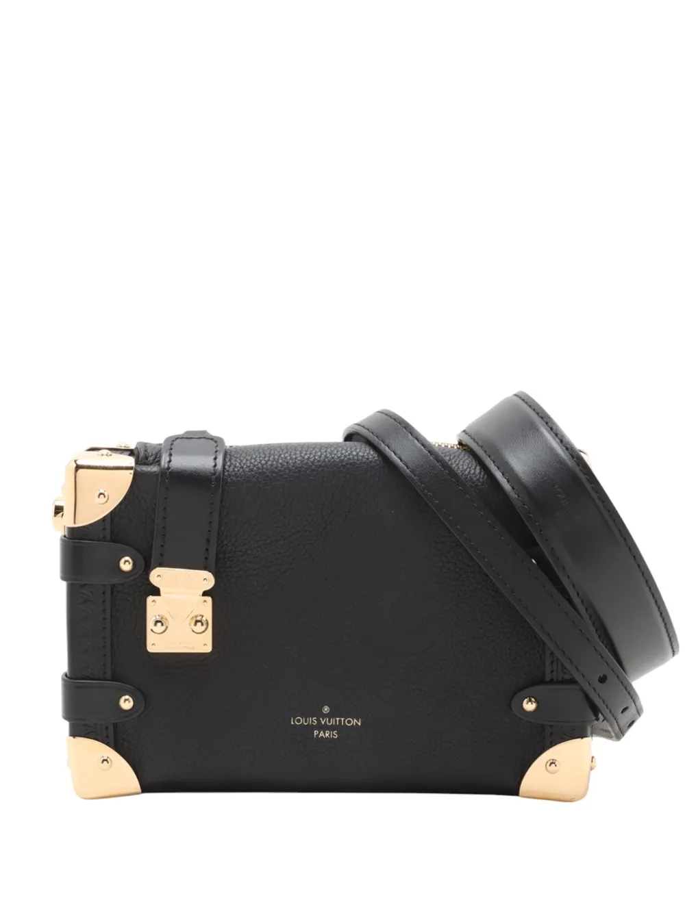 Louis Vuitton Pre-Owned Borsa a tracolla Grained in pelle di vitello 2010-2026 - Nero