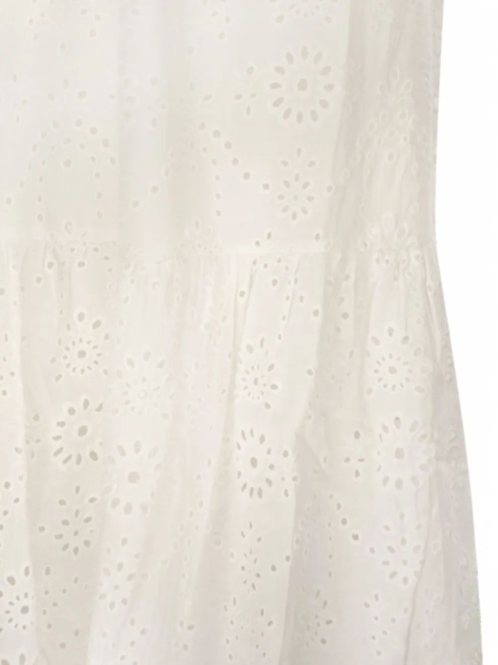 MC2 Saint Barth Broderie anglaise maxi-rok Wit
