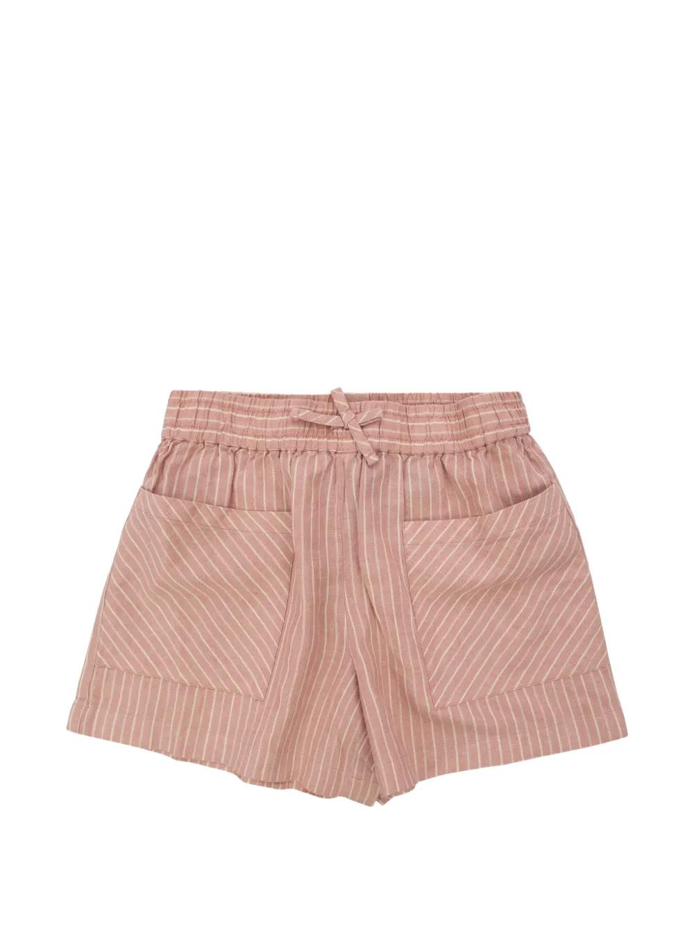 POLO RALPH LAUREN KIDS striped drawstring shorts - Rosa
