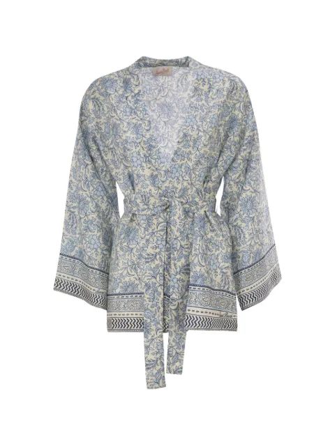 MC2 Saint Barth floral-print silk kimono