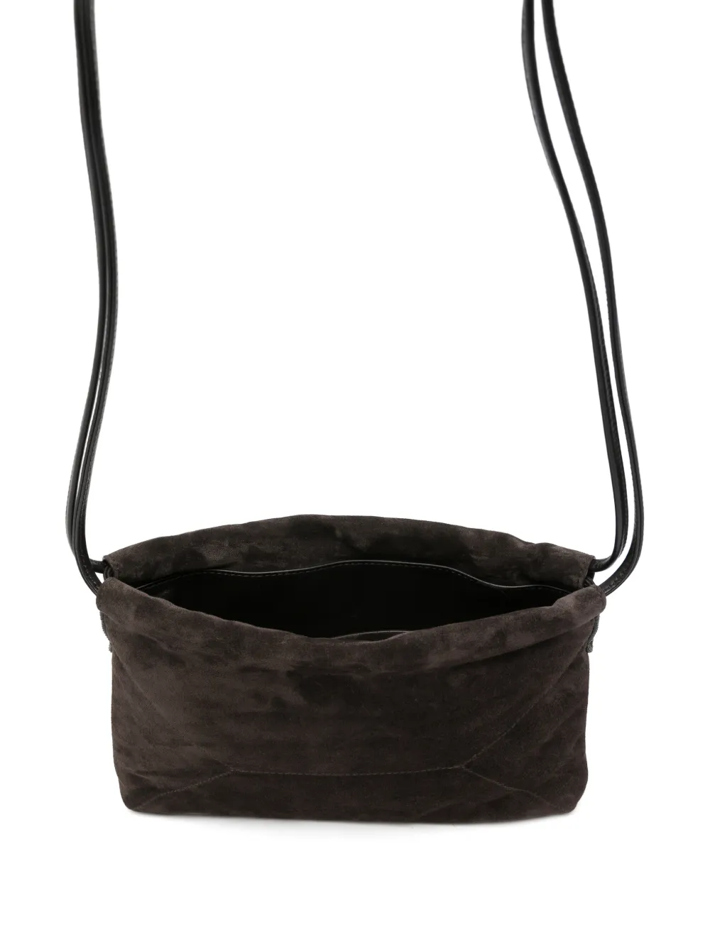 Brunello Cucinelli Crossbodytas met trekkoordsluiting Bruin