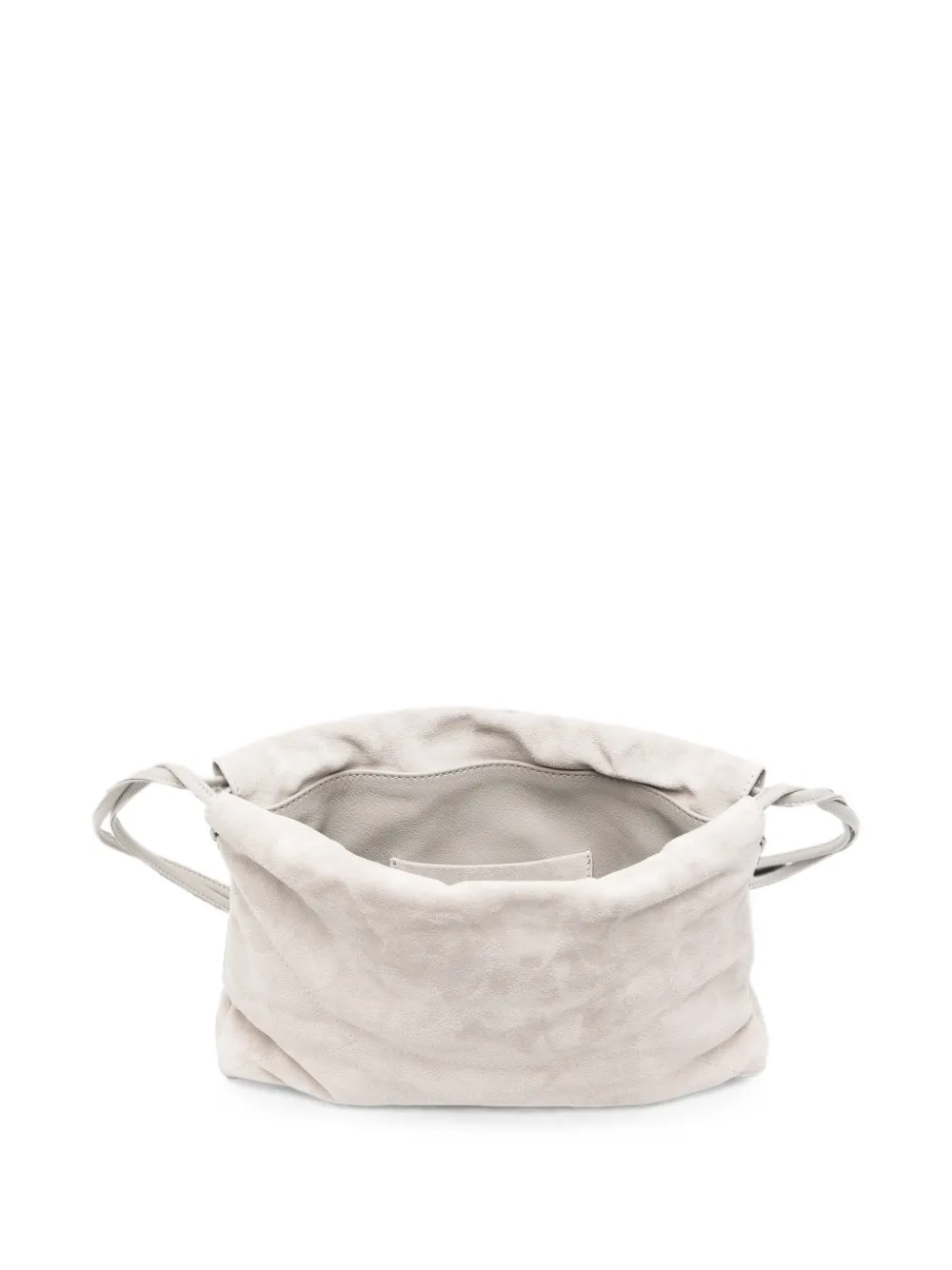 Brunello Cucinelli Crossbodytas met trekkoordsluiting Wit
