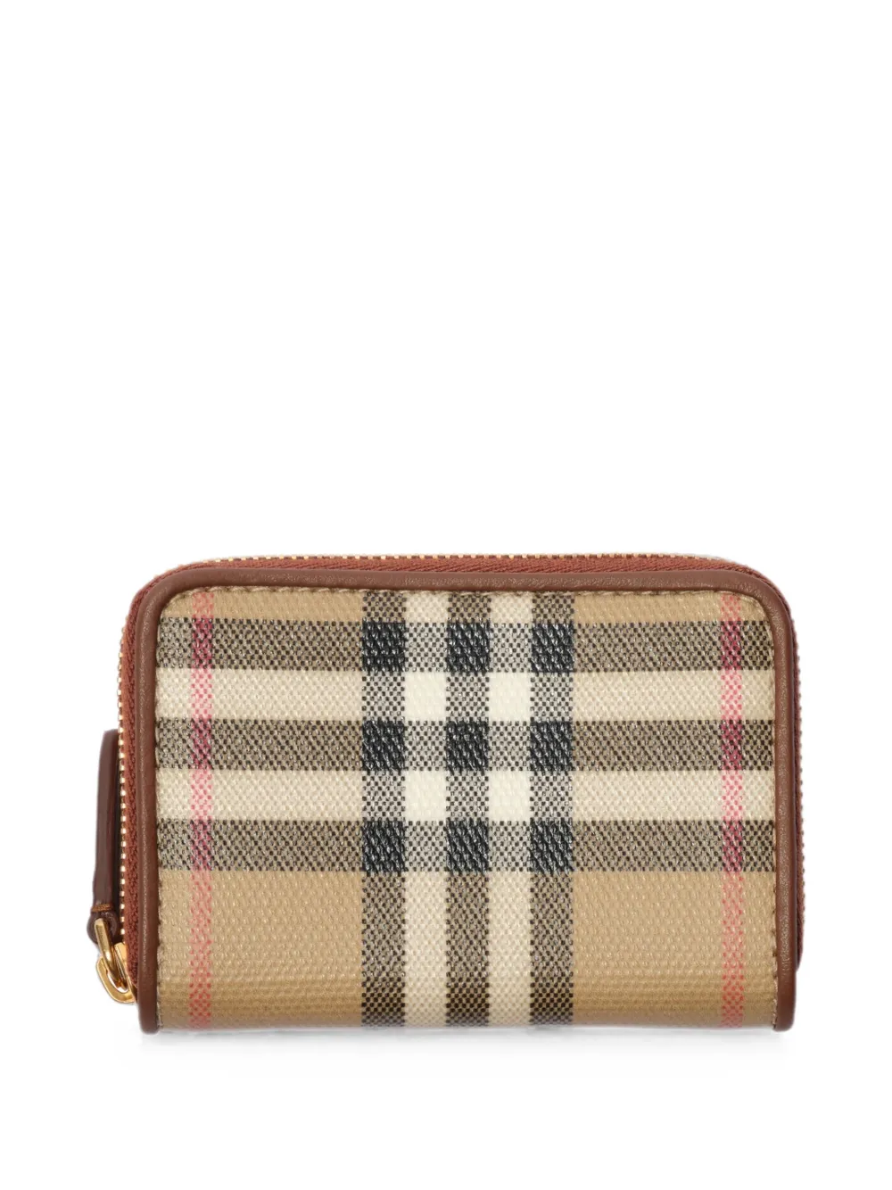Burberry Geruite portemonnee Beige